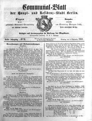1860,11: No. 11, 9. September 1860