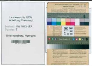 Entnazifizierung Hermann Unterhansberg , geb. 12.02.1901 (Bauer)