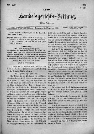 No. 50. 31. Dezember 1878