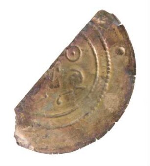Münze, Brakteat (Hälbling), um 1200