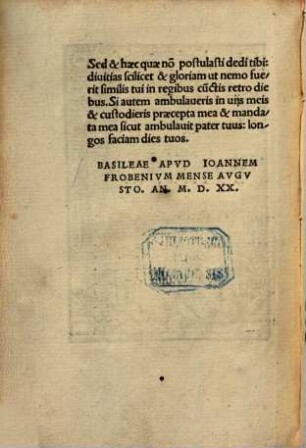 Proverbia Salomonis : Praefatio In Aeditionem Parabolaru[m] Fratris Conradi pelicani minoritae. Epitome Hebraicae grammaticae Fratris Sebastiani munsteri minoritae