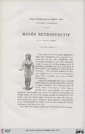 20: Musée rétrospectif, [9], Les antiques : Union Centrale des Beaux-Arts Appliqués à l'Industrie
