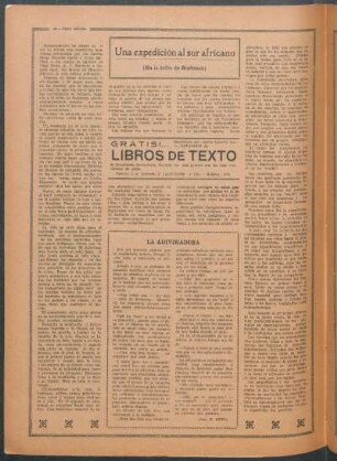 Una expedición al sur africano : (En la tribu de Bushman)