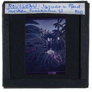 Rousseau, Jaguar und Pferd