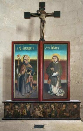Anna-Selbdritt-Altar — Heiliger Ludwig und Heiliger Stephanus