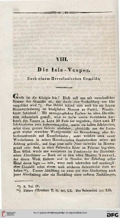 VIII: Die Isis-Vesper