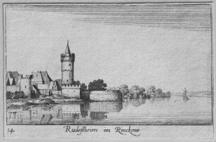 Stadtansicht von Rüdesheim am Rhein