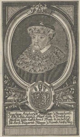Bildnis des Joachim Friedrich, Markgraf von Brandenburg