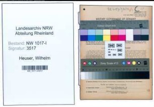 Entnazifizierung Wilhelm Heuser , geb. 07.02.1908 (Gastwirt)