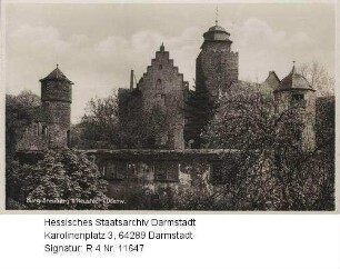 Neustadt im Odenwald, Burg Breuberg / Teilansicht