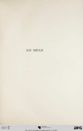 XIX Siècle (Nr. 117-151)
