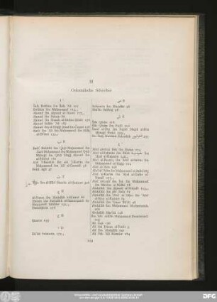 III Orientalische Schreiber