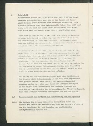 2. Schulpflicht