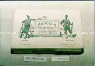 Blechdose für 25 Stück Zigaretten "ABDULLA CIGARETTE SPECIALISTS EGYPTIAN BLEND EGYPTIAN No 16 GOLD TIPPED"