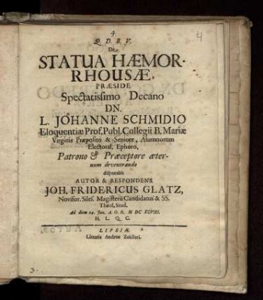 De Statua Haemorrhousae