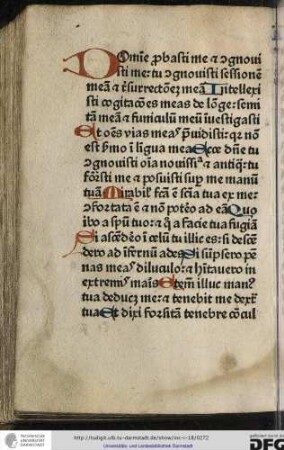 [Psalmus cxxxviii].