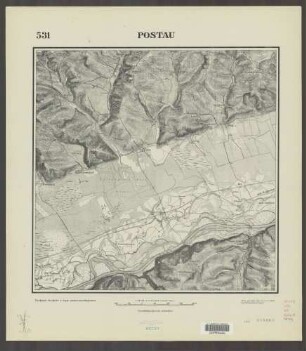 531 Postau ; Topographische Karte von Bayern 1:25.000 [Positionsblätter]