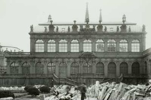 Zwinger, Pavillon, Südostflügel, um 1928