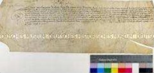 Lettre d'état von Ludwig XIV. König von Frankreich mit Verbot der zivilrechtlichen Verfolgung des Sire de Miremont Hauptmann im königlichen Regiment der Normandie
