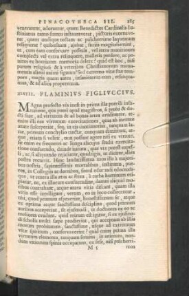 XLVIII. Flaminius Figliuccius.