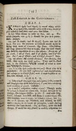 First Epistle to the Corinthians