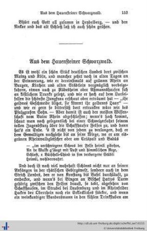 Aus dem Hauensteiner Schwarzwald.