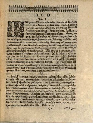 Disputatio II. ad librum I. Ciceronis De officiis