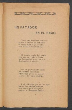 Un payador en el pago