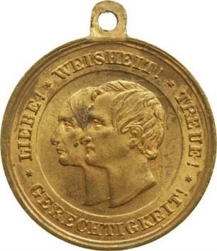 König Johann und Amalie Auguste - Goldene Hochzeit