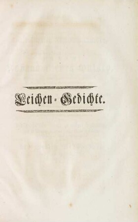 Leichen-Gedichte