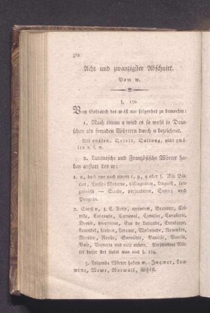 Acht und zwanzigster Abschnitt. Vom w.
