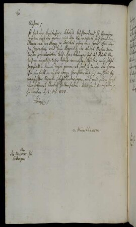 Verbot des Vertriebs durch den Buchhändler Cuno [ehemals in Gesellschaft mit dem Universitätsbuchhändler Vandenhoeck].