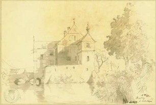 Burgberg Wasserschloss, Burgberg von Osten