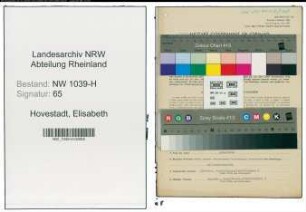 Entnazifizierung Elisabeth Hovestadt , geb. 05.08.1903 (Kindergaertnerin)