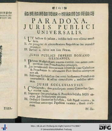 Paradoxa.