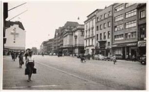 Staatsoper, Hamburg: Außenansicht Eingangsfront vor dem Krieg