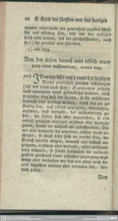 Von den sachen darauß man redlich anzeygung eyner mißhandlung, nemen mag