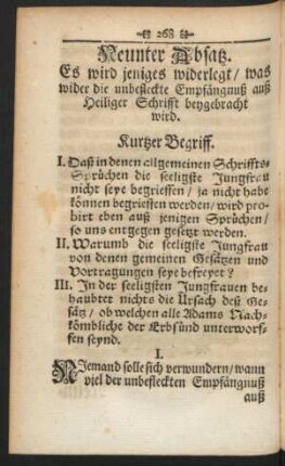 Neunter Absatz. Es wird jeniges widerlegt / ...
