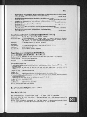 Senatsausschuß Technologiefolgenabschätzung