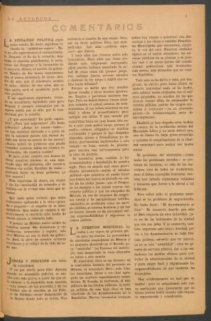 La situación politica