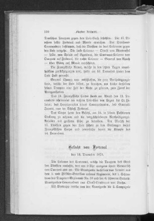 Gefecht von Fréteval den 14. December 1870.