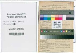 Entnazifizierung Wilhelm Mueller , geb. 31.07.1901 (Kaplan)