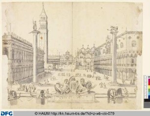 Der Markusplatz in Venedig