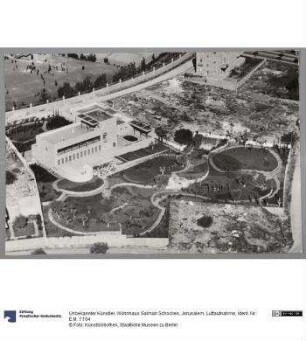 Wohnhaus Salman Schocken, Jerusalem, Luftaufnahme