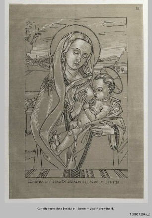 Maria, das Christuskind stillend (nach einem Bild der ehemaligen Sammlung Ramboux)
