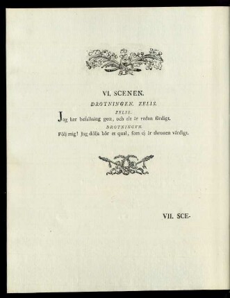 VI. Scenen.