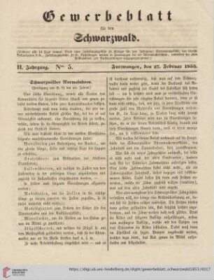 Nro. 5 (27. Februar)
