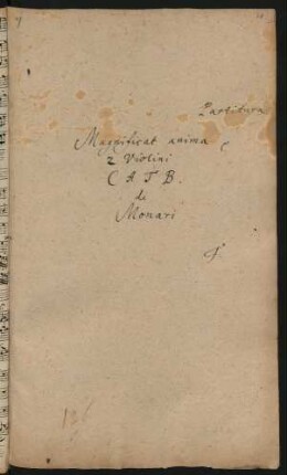 Magnificat; V (4), vl (2), bc; F-Dur