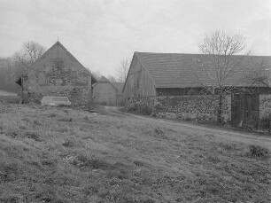 Scheune : Donath'scher Hof. Wohnstallhaus (2. H. 19. Jh., Umbau um 1925) und Scheune (2. H. 19. Jh.)