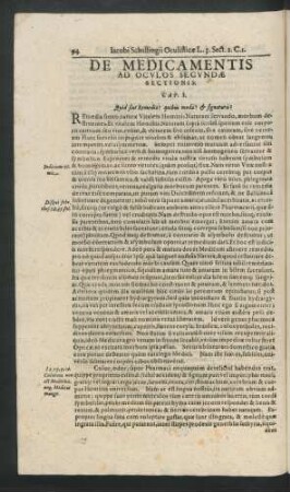De Medicamnetis Ad Oculos Secundae Sectionis.